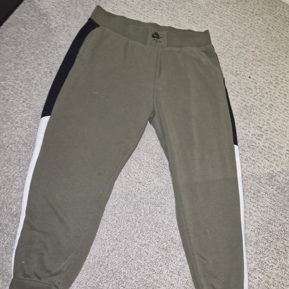 Nike Womens Olive and Black Joggers Size xl